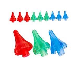 Zerodeko 12 Piezas de Boquillas de Plástico para Irrigador de Oídos Control Preciso de Flujo de Agua y Limpieza Suave, Portátiles para Uso en Casa y Viajes