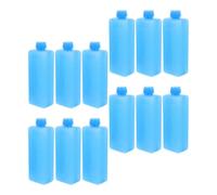 Zerodeko 12 Piezas Paquetes de Hielo Fríos y Bloques de Congeladores para Ventiladores de Aire Acondicionado Compactos y Portátiles, Ideales para Fiesta Verano y Uso en Escuela o Trabajo