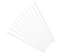 Zerodeko 12 Piezas Varilla Agitadora de Vidrio Función de Inmersión y Drenaje de 20 Cm para Laboratorio Herramienta Transparente Adecuado para Suministros Experimentales