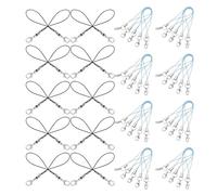 Zerodeko 120 Piezas de Correas para Teléfono Celular Cierre de Langosta, Cordón Resistente de Poliéster y Hierro para Bricolaje y Aventuras al Aire Libre