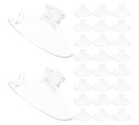 Zerodeko 150 Ventosas para Vidrio Gancho Fuerte y Diseño Elegante para Arreglos de Flores y Decoración de Bodas, Resistentes y Versátiles para Celebraciones