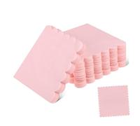 Zerodeko 150piezas Servilletas Rosas Unidades Servilletas De Papel Desechables Borde Festoneado Para Cenas Bodas Cumpleaños y Fiestas De Cumpleaños