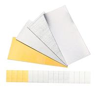 Zerodeko 16 Piezas De Tiras De Cobre, Zinc, Aluminio y Hierro para Materiales De Experimentos Científicos, Láminas De Metal 5x2 Cm para Baterías De Frutas DIY y Enseñanza Escolar