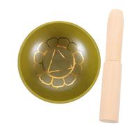 Zerodeko 1juego Tazón De Canto Para Cuenco Para Yoga y Decoración Espiritual Incluye Martillo De Madera Diámetro Para Prácticas De Mindfulness y Relajación