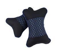 Zerodeko 1par Almohada Cervical Ergonómica Para Automóvil Reposacabezas De Soporte Para Cuello y Lumbar Cojín Viscoelástico Transpirable y Lavable Para Conducir y Relajarse