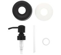 Zerodeko 1pieza Cabezal Bomba Acero Inoxidable para Dispensador Jabón Líquido Mason Jar con Diseño Elegante y Duradero para Cocina Baño