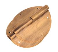 Zerodeko 2 Bisagras de Latón con Pasador de Acero Inoxidable para Puertas de Armario, Diseño Tradicional Chino, Construcción Reforzada, Desmontables, Ideales para Muebles Vintage