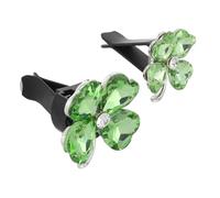 Zerodeko 2 Clips De Cristal Decorativos Para Rejilla De Ventilación Difusor De Suerte Decoración Para