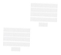 Zerodeko 2 Juegos Pieza Colgante Accesorio De Persiana Reutilizable Soportes Decoración Moderno Propagar Suministros De Cortina Partes De Persianas Verticales El Plastico 100 Uds * 2