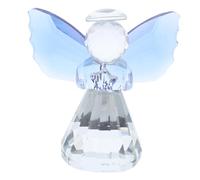Zerodeko 2 Piezas Adorno de ángel de Cristal Home Decor decoração casa Decoración angelical decoración casa Marcas Adornos de ángel Azul estatuillas de ángeles estatuilla de ángel Adorable