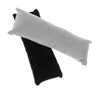 Zerodeko 2 Piezas Almohadas para Relojes y Pulseras de Terciopelo Negro y Gris de Exhibición de Joyería Tiendas y Hogar