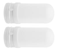 Zerodeko 2 Piezas Cartuchos de Filtro de Agua de Cerámica y Carbón Activado para Grifo, Color Blanco, Diseño Creativo y Fácil Instalación, Adecuados para Purificadores de Agua Domésticos