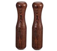 Zerodeko 2 Piezas de Madera para Cocina Machacador Manual para Especias y Alimentos Varilla de Molienda de Herramienta Ergonómica de Uso Duradero