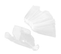 Zerodeko 2 Piezas Elegante Traje Blanco con Velos y Vestido para Decoraciones de Jardín y Fiestas para Gansos