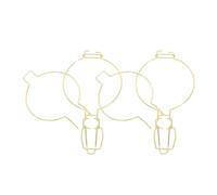 Zerodeko 2 Piezas Hebilla de Tarro de Acero Inoxidable, Pinza de Alambre para Tarros de Cristal, 93mm, Acero Inoxidable, Dorado, Cierre de Sellado de Alimentos para Mason Jars y Honey