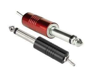Zerodeko 2 piezas Interruptor Pedal para Tatuajes Pedal Portátil de Acero Inoxidable con Conmutador Automático Accesorios para Máquinas de Tatuar Compatible con Fuentes de Alimentación