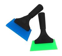 Zerodeko 2 piezas Kit Raspador Vinilo Coche con Mango Ergonómico Herramienta Suave para Limpieza y Alisado Película Adhesiva Resistente y Duradera para Ventanas y Carrocería