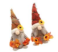 Zerodeko 2 Piezas muñeca sin Rostro Hallowen Haloween Duende Muñeco de ser Amor decoración Adornos de Jardin de Jardin Decoraciones navideñas de acción de Gracias Felpa