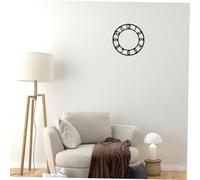 Zerodeko 2 Piezas Reloj de Pared Acrílico Redondo Adhesivo con Números Árabes para Decoración Moderna Salón Hotel y Recibidor