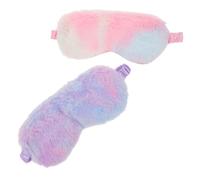 Zerodeko 2 Piezas Tapa de los ojos cubierta de ojo para dormir Máscara de sueño de bloqueo de luz para viajar de dibujos animados