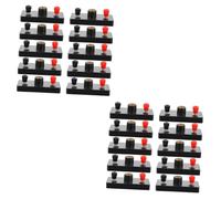 Zerodeko 2 Series Base De Portalámparas De Plástico Para Experimentos De Electricidad Física Soporte De Bombillas Tornillo Para Clases Escolares 10 Piezas*2