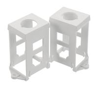 Zerodeko 2 soportes para interruptores de botón pulsador de 22 mm, color | Soporte de montaje en riel DIN para automatización industrial, soporte fiable para botones de parada de emergencia,