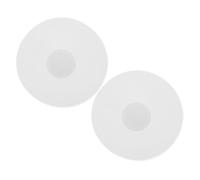 Zerodeko 2 Tapones de Silicona Reutilizables para Botellas de Agua Accesorios de Silicona Blancos para Botellas de Boca Ancha Tapones Antigoteo y Garrafas