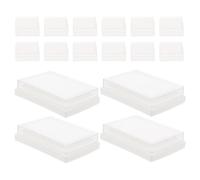 Zerodeko 20 Almohadillas de Tinta Vacías para Sellos Esponja de Alta Densidad Tamaño Compacto Reutilizables y Duraderas Ideales para Manualidades Scrapbooking y Uso en Oficina