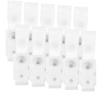 Zerodeko 20 Clips para Credenciales de Trabajo Clip de Plástico Tipo Pato, 20 Piezas Portatarjetas para Oficina y Escuela, Resistentes y Prácticos para Etiquetas de Nombre