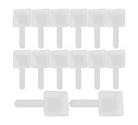 Zerodeko 20 Medidoras Reutilizables para Jabón Lavadora Polvo, Prácticas de Blanco Capacidad de 15g para Uso Doméstico