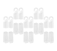 Zerodeko 20 Piezas Gancho y Agarre para Varilla de Persiana de Plástico Resistente, Repuesto para Persianas Verticales, Accesorios para Varillas de Inclinación, Adecuado para Cortinas