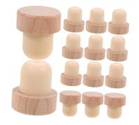 Zerodeko 20 Piezas Tapones de Madera para Botellas de Vino de Botellas de Vidrio Tapones Flotantes Accesorios Prácticos y Decorativos para Vino y Bebidas
