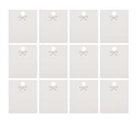 Zerodeko 200 piezas Tarjetas para Pinzas de Cabello de Cartón Kraft con Orificios Precortados para Exhibir Accesorios de Pelo para Organizar y Mostrar Lazos y Horquillas Tiendas o Casa