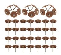Zerodeko 200 Unidades Clavos para Techos Arandelas Plásticas Redondas, Fijación Segura para Tableros de Espuma y Envoltura de Casas, Material Plástico y Metal, Uso en Aplicaciones de