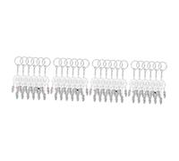 Zerodeko 24piezas Llaveros De Atrapasueños De Vibrantes Charm De Bolso Decorativo Accesorio Versátil Para Llaves y Maletas Diseño Resistente y Ligero
