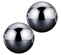 Zerodeko 2piezas Bolas de Hielo Reutilizables Acero Inoxidable Unidades para Vino Whisky y Cócteles sin Diluir Sabor Diseño Moderno y Resistente para Uso Doméstico y Bar