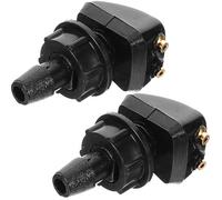 Zerodeko 2piezas Boquillas de Limpieza de Parabrisas Delantera de Boquillas de Lavado de Ventana para Coche Fácil Instalación Duradero para Sistema de Lavado de Parabrisas Frontal