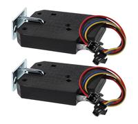 Zerodeko 2piezas Cerradura Puerta del Casillero y Cerradura Eléctrica para Buzón Control Remoto y Desbloqueo Múltiple, Diseño Moderno, sin Cable, para Oficinas y Hogares