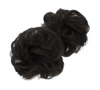 Zerodeko 2piezas Diadema para Peluca Moño Postizo de Extensiones Accesorios para Recogidos Moños Falsos para Mujer Pelo Natural