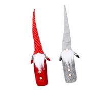 Zerodeko 2piezas Funda De Botella De para Navidad De Diseño De Rudolph para Mesas y Navideñas