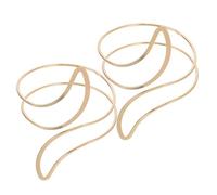 Zerodeko 2Piezas Hebillas Forma de Clips Decorativos Sujeción de Alzapaños Modernos y Oficina Paquete