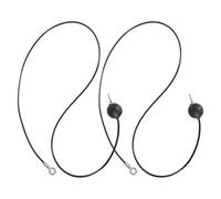 Zerodeko 2piezas Polea De Fitness Cable De Acero Cable De Repuesto Grosor para Sistemas De Poleas De Gimnasio Equipos De Ejercicio y Máquinas De Pesas