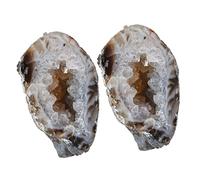 Zerodeko 2piezas Rodajas De Pulida Adornos De Irregulares para Decoración De Mesa Decoración De Hogar Piedras Pulidas