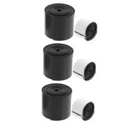 Zerodeko 3 Juegos Bisel de sofá Protectores Sofa neveras Negras Fundas de sofá Auto Barrera para Mascotas Debajo de la Cama Conectores seccionales de Camilla el plastico Black