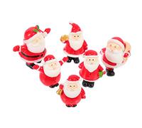 Zerodeko 3 Juegos Papá Noel Adornos De Navidad Adornos De Muñeco De Nieve para Navidad Christmas Tree Decorations Navideños Mini Figura Multifunción Miniaturas Santa Rojo 12 Uds * 3