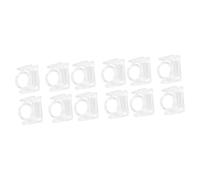 Zerodeko 3 Juegos Portacañas Dirigible Cesto Soporte De Varilla Plisado Manos Persianas Sin Taladro Estante Inquilino Ganchos para Barra De Cortina Soportes De Barra Abdominales 2 Pares * 3
