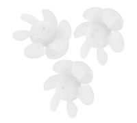 Zerodeko 3 Piezas Aspas de Ventilador de Extracción para Baño y Cocina Repuestos Aplicables de Pvc Resistentes la Humedad Silenciosas y Duraderas para Ventilación Doméstica y Rv