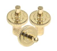 Zerodeko 3 Piezas Electric Guitar Bridge Studs Thread Metal Screws String Retainer Replacement Accessories Compatible With Various Electric Guitars