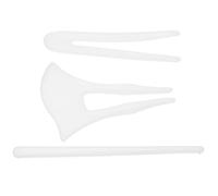 Zerodeko 3 Piezas Molde de Silicona para Horquillas DIY Molde Flexible para Resina Epoxi Incluye Horquilla Clásica Palillos y Pasador para Manualidades y Regalos Creativos