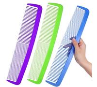 Zerodeko 3 Piezas Peine Gigante Gracioso de Plástico para Fiesta y Celebración, Accesorio Divertido y Fácil de Llevar Diseño Adorable y Resistente para Halloween